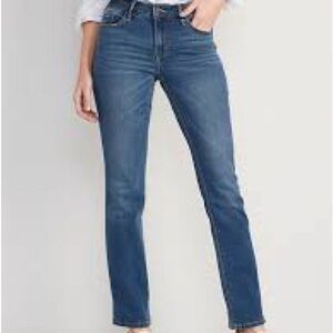 Old Navy Mid‑Rise Kicker Boot‑Cut Jeans – Women’s Size 8 LONG